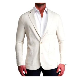 🔥EUC DANIEL HECHTER SLIM FIT LINEN  BLAZER